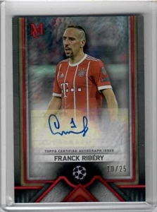 2023-24 Topps Museum UEFA Champions Archival Ruby FRANCK RIBERY Auto 10/25 SP - Picture 1 of 2