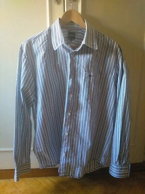 CAMISA RAYAS AZUL BLANCO TALLA XL Dockers SPORT SHIRT BLUE SIZE XL - Imagen 1 de 4