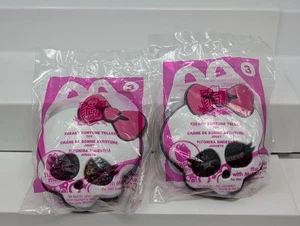2x Lot: McDonald's MONSTER HIGH #3, Freaky Fortune Teller, Happy Meal, Sealed - Picture 1 of 7
