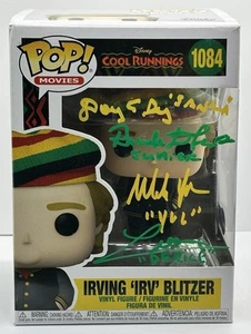 Cool Runnings Cast Signed Funko Pop #1084 - BAS - Doug E Doug, Malik Yoba, Leon - Picture 1 of 4
