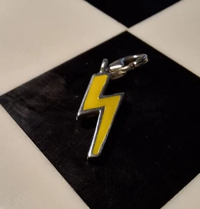 Thomas Sabo  Lightning ⚡⛈️ Storm Weather Yellow 🟡 Silver Charm Pendant  - Picture 1 of 3