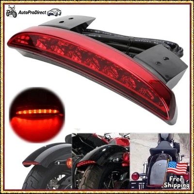 Luz trasera de freno LED para guardabarros de motocicleta señal de giro para Harley Sportster 883 1200 Foto 1 de 4