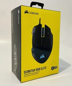 CORSAIR Scimitar RGB Elite Optical MOBA/MMO Gaming Mouse, Black (CH-9304211-NA) - Picture 1 of 7