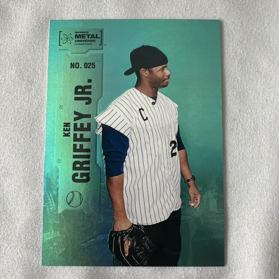 Ken Griffey Jr. 2022 SkyBox Metal Universe Champions #025 Aqua - Image 1 of 1