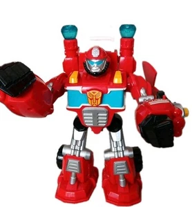 2010 Transformers Rescue Bots Fireman Heatwave TESTED WORKS PRE-OWNED - Picture 1 of 5