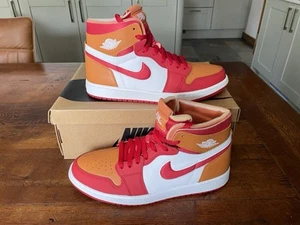 Nike Air Jordan 1 Zoom CMFT Fire Red Hot Curry White CT0979 603 UK 9,5 EUR 44,5 - Bild 1 von 15