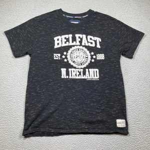 Belfast N. Ireland T Shirt Adult Large Black Short Sleeve Urban Irish Fashion - Picture 1 of 9