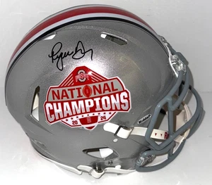 Ryan Day Buckeyes Signed 2024 National Champs Authentic Helmet fanatics holo - Picture 1 of 2