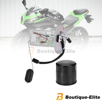 NEW For 2013-2017 Kawasaki Ninja 300 EX300 49040-0713 Fuel Pump W/Oil Filter US Foto 1 de 4