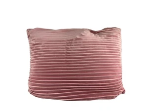 Pale Pink Pillow Pleated Velvet Feel 19" X 14" Soft Accent Throw - Picture 1 of 3