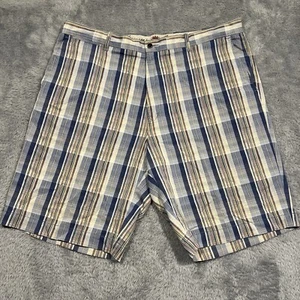 Tommy Bahama Shorts Men’s 40 Silk Blend Plaid Paradise Nation Preppy Vacation - Picture 1 of 11
