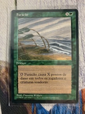 MTG Portuguese FBB 4th Edition Hurricane Pack Fresh - Image 1 of 2