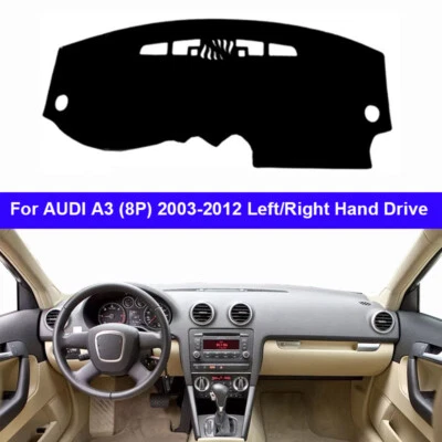 Car Inner DashMat Dashboard Cover Cape For Audi A3 8P 2003 - 2009 2010 2011 2012 - image 1 of 4