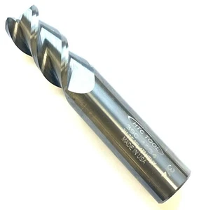 3/4" 3 FLUTE CARBIDE END MILL W/ .030" CORNER RADIUS - HTC 390-4534-030R - USA - Picture 1 of 12