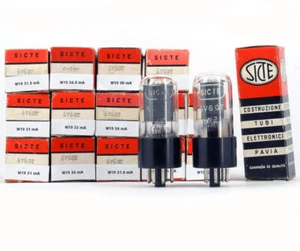 ONE 6V6GT SICTE NOS ITALY Tube Röhre Lampe TSF 진공관 真空管 Valve Valvula Valvola - Picture 1 of 3