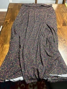 Maxi Falda LuLaRoe Talla XL NUEVA CON ETIQUETAS Estampado Negro - Imagen 1 de 4