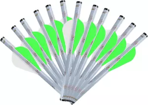 12 Packs Arrow Fletching Kit 2 Inch Vanes Shrink Fletch Stretch Arrow Wraps Univ - Picture 1 of 6