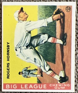 Rogers Hornsby 1983 Renata Galasso Goudey Reprint #119 Cardinals ESE