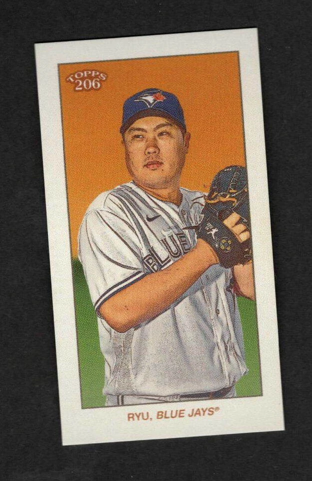 HYUN-JIN RYU 2021 TOPPS 206 WAVE 3 TORONTO BLUE JAYS - Image 1 of 1