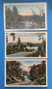 Sault Ste Marie Michigan Vintage Linen Postcard Lot North Shore Lake Superior - Picture 1 of 2