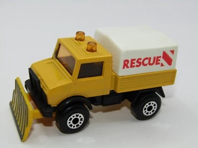 Matchbox Superfast No 48 Unimog Dark Yellow Rare NO RESCUE TAMPO VN Mint UB - Image 1 of 4