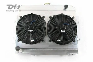 3 Row Radiator Shroud Fans For 1972-1986 Jeep CJ5 CJ6 CJ7 Conversion Chevy V8 - Picture 1 of 11