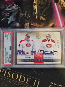 2015-16 PATRICK ROY/CAREY PRICE SP AUTHENTIC FRANCHISE ICONS #162 10/10 POP 1 - Picture 1 of 1