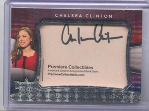 Chelsea Clinton 2020 Decision Cut Signature Autograph Auto (Off Center)
