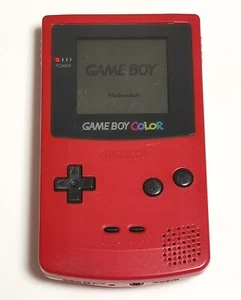 Nintendo Game boy Color Console Red Region free CGB-001 - pre owned - - Picture 1 of 16