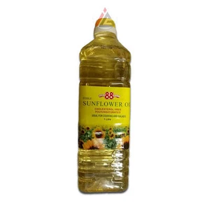 Double Eight (88) - Edible Sunflower Cooking Oil (Cholesterol Free) - 1 Litre - Picture 1 of 1