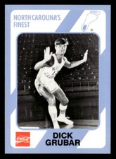 Dick Grubar 1989 Collegiate Collection North Carolina's Finest  Card #87