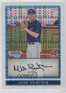 2009 Bowman Chrome Prospects X-Fractor /250 Mike Pontius #BCP157