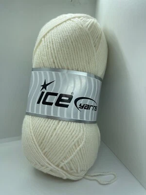 Hilos deportivos Foxbridge crema mezcla de lana merino y acrílico 78023 hilos de hielo 100 g 262 años Foto 1 de 4