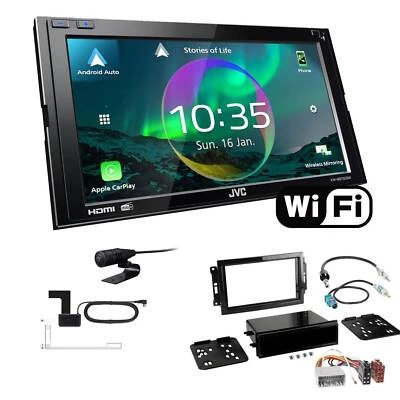 JVC Autoradio WiFi Apple CarPlay Android für Jeep Commander, Compass 2006-2010 - Bild 1 von 4