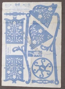 Fretwork L'Arte del Traforo Torinese C. Amati Ed. Tav. 571 - Carretta giocattolo - Foto 1 di 1