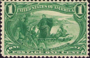 Trans Mississippi 1¢ 1898 Mint Never Hinged Sc # 285 - Picture 1 of 5