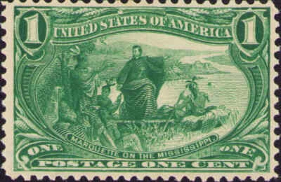 Trans Mississippi 1¢ 1898 Mint Never Hinged Sc # 285 - Image 1 of 4