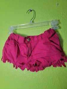 Wonder Nation Skirt Size 14 Frilled Cutoff Pink Mini - Picture 1 of 3
