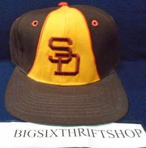 Gorra ajustada vintage de los Padres de San Diego Sports Specialties The Pro MLB talla 7 1/8 - Imagen 1 de 7