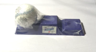 VINTAGE 1998 MCDONALDS ARIZONA DIAMONDBACKS BASEBALL + PURPLE BALL DISPLAY STAND - Image 1 of 4