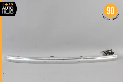 00-06 Mercedes W220 S500 S430 para-choque moldura centro traseiro prata com sensores fabricante de equipamento original - Imagem 1 de 4