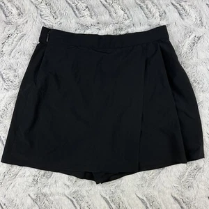 Athleta Womens Planner Golf Tennis Skirt Skort Black Featherweight Stretch Sz 6 - Picture 1 of 9