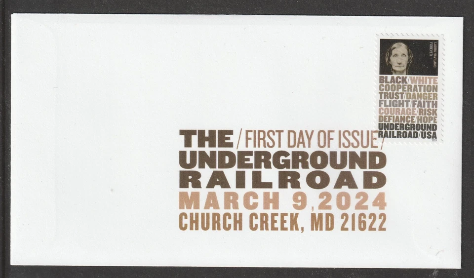 US 5843 The Underground Railroad Laura Haviland DCP FDC 2024 - Image 1 of 1
