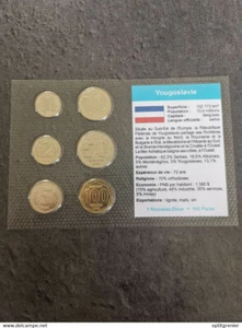 MÜNZENSATZ JUGOSLAWIEN / JUGOSLAWIEN UNC COINS - Bild 1 von 2