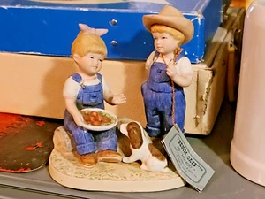Homco Denim Days "Summer Harvest" #1507 Figurine No Box - Picture 1 of 3