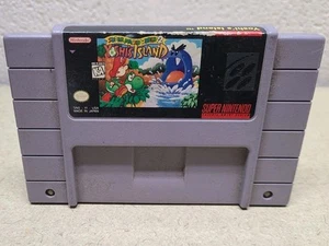 Carro Super Mario World 2 Yoshi's Island SNES solo probado funcionando videojuego - Imagen 1 de 5