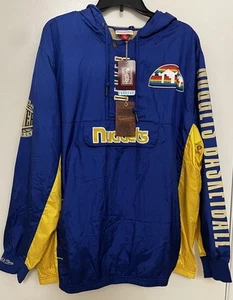 New Men’s Mitchell and Ness Retro Denver Nuggets Jacket..Size Large - Picture 1 of 3