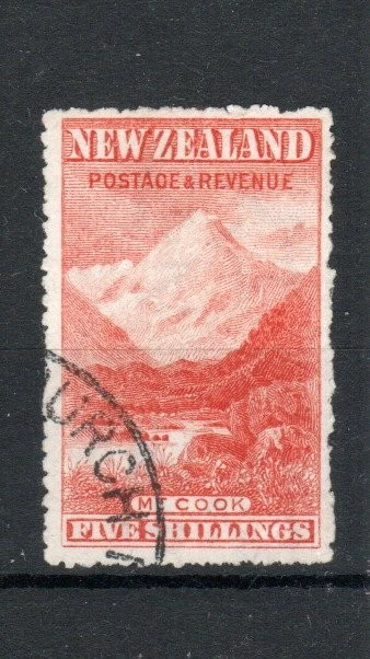New Zealand 1906 3s deep red Mount Cook SG 329 FU CDS — 第 1/1 张图片