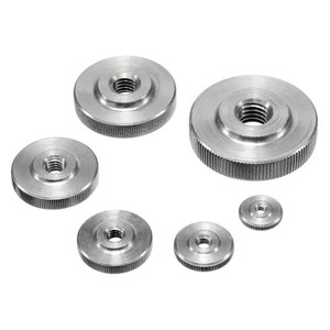 Rändelmutter DIN 467 niedrige Form Edelstahl A1 Rändelmuttern M3 M4 M5 M6 M8 M10 - Bild 1 von 22