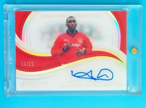 2023-24 Immaculate Manchester United Andy Cole Heralded Auto 18/25 - Picture 1 of 2
